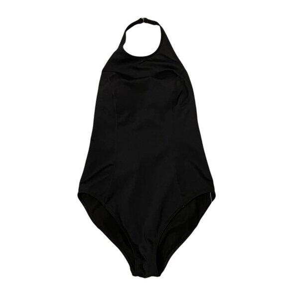 NEW Athleta Offshore Paddle One Piece Swimsuit Bathing Suit Black Size Medium - Picture 3 of 14